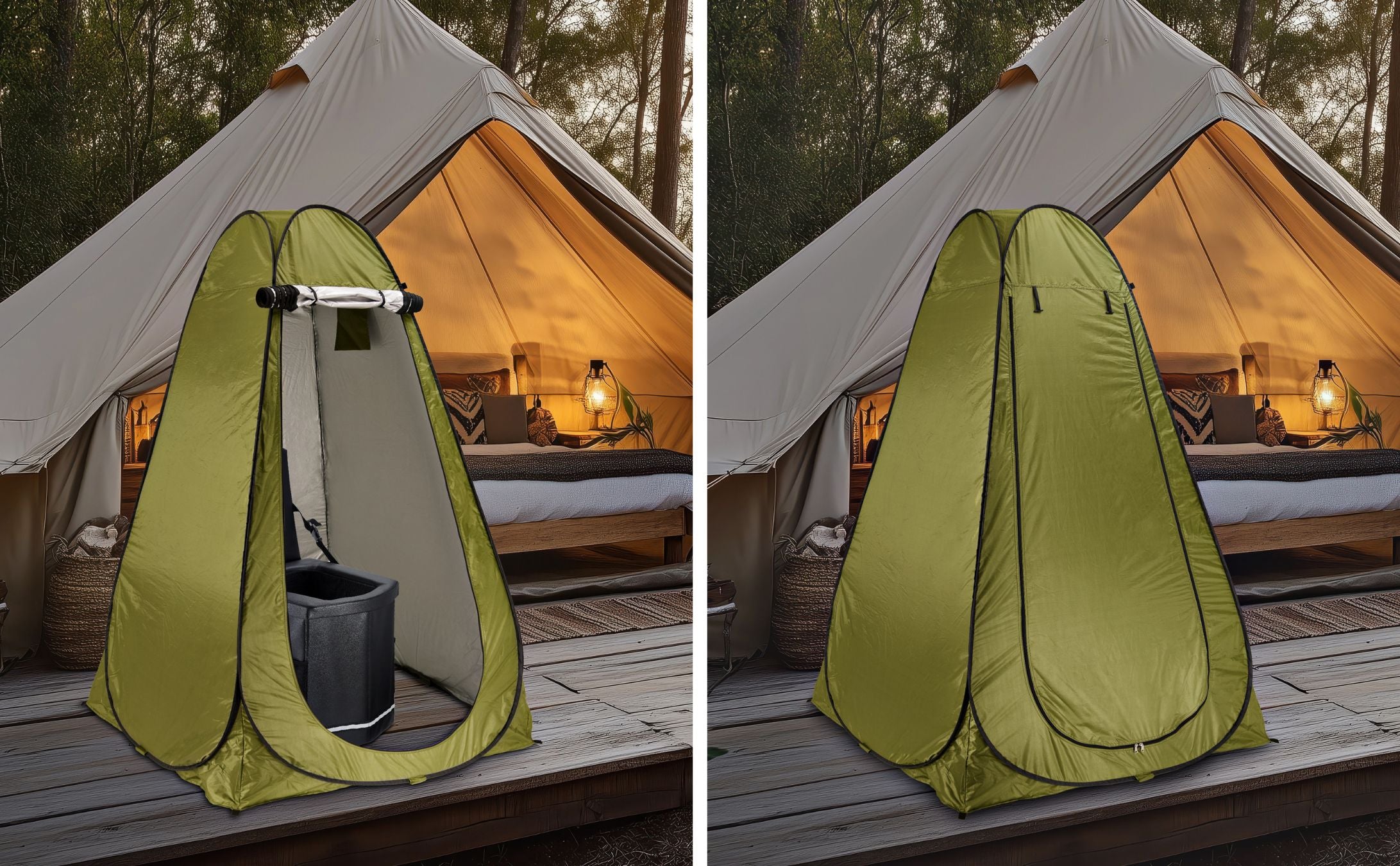 Pop-up privacy tent | Green