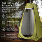 Pop-up privacy tent | Green