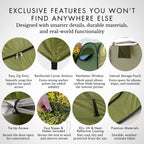 Pop-up privacy tent | Green